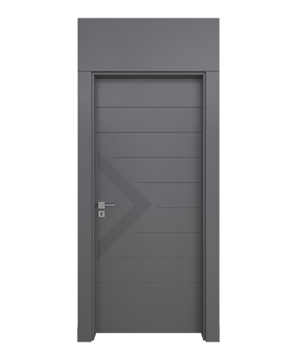 BY-159V Porte intérieure Laqué Vitrée